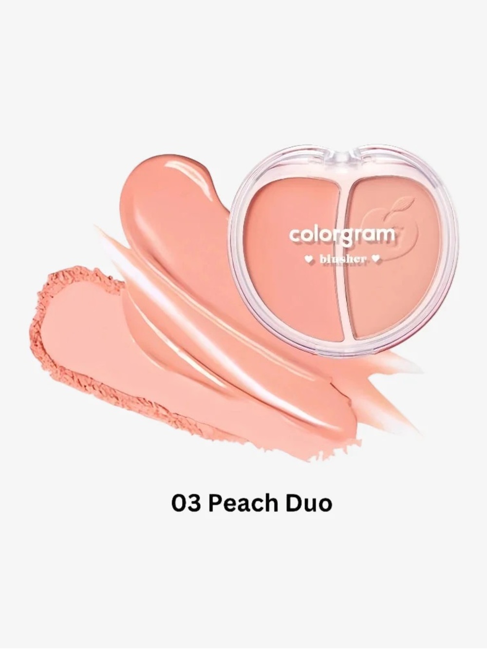 NIB colorgram - Tintin Dory Duo Blusher - Peach Duo